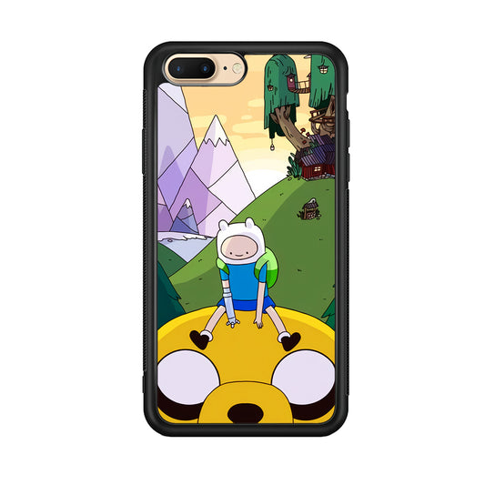 Fin And Jake Adventure Time Sad Moment iPhone 8 Plus Case