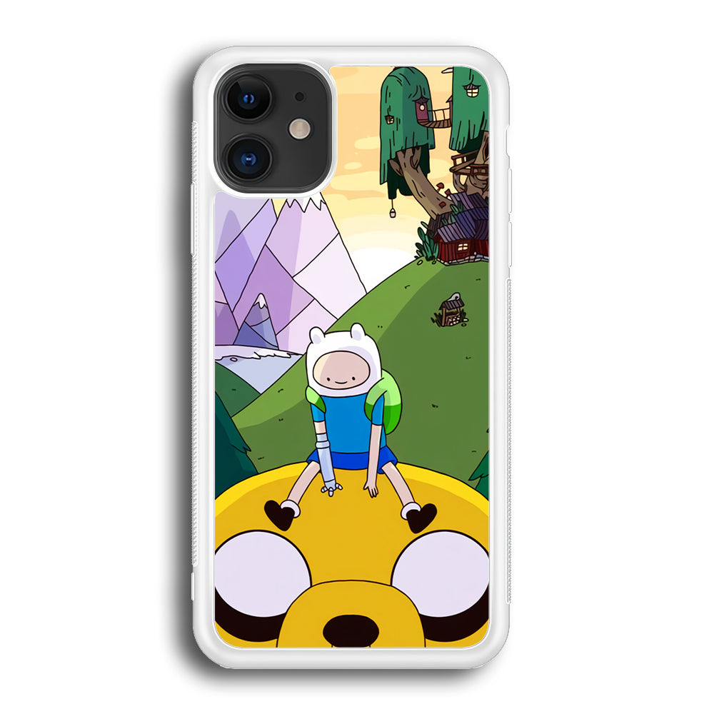 Fin And Jake Adventure Time Sad Moment iPhone 12 Case