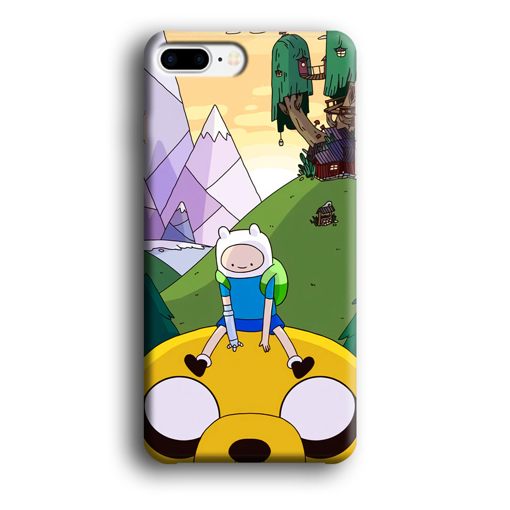 Fin And Jake Adventure Time Sad Moment iPhone 8 Plus Case