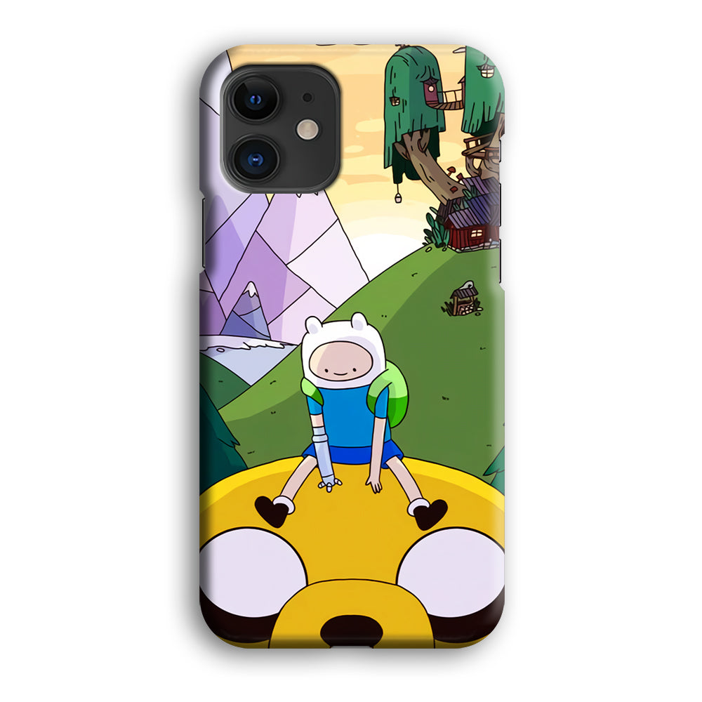 Fin And Jake Adventure Time Sad Moment iPhone 12 Case