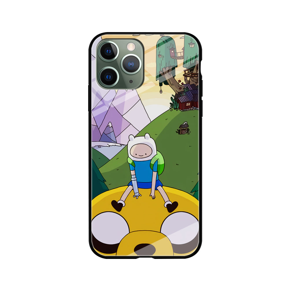 Fin And Jake Adventure Time Sad Moment iPhone 11 Pro Max Case