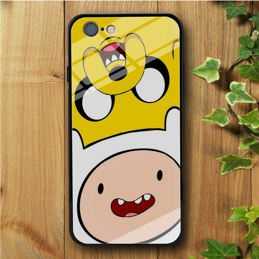 Finn And Jake Double iPhone 6 Plus | 6s Plus Tempered Glass Case