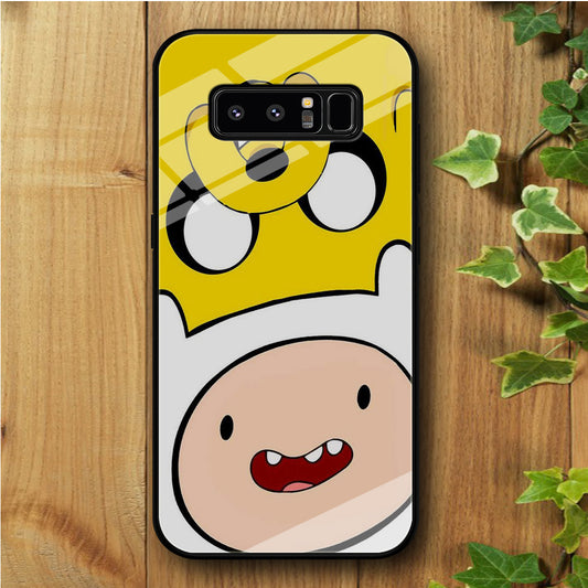 Finn And Jake Double Samsung Galaxy Note 8 Tempered Glass Case