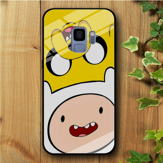 Finn And Jake Double Samsung Galaxy S9 Tempered Glass Case