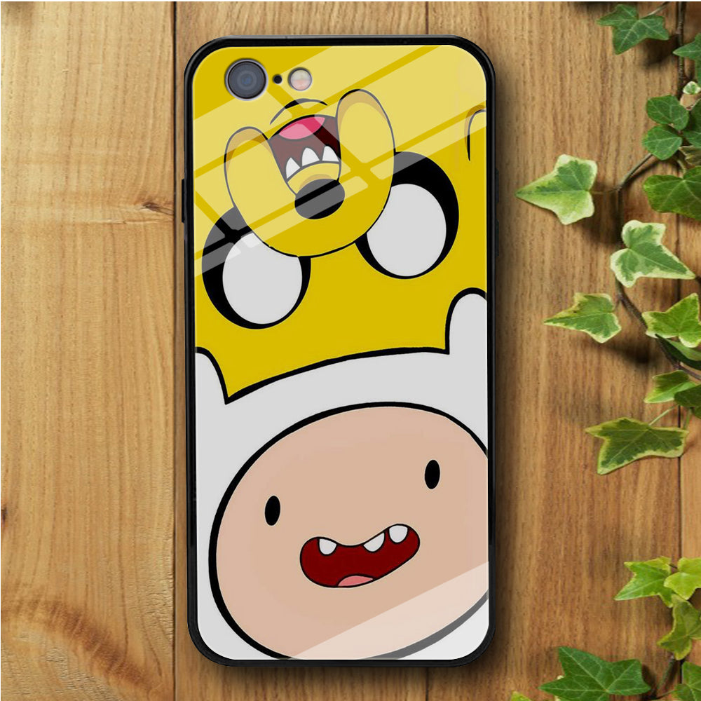 Finn And Jake Double iPhone 6 | 6s Tempered Glass Case