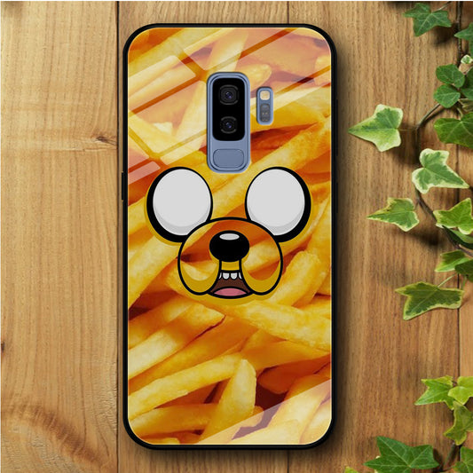 Finn And Jake Potatoes Samsung Galaxy S9 Plus Tempered Glass Case