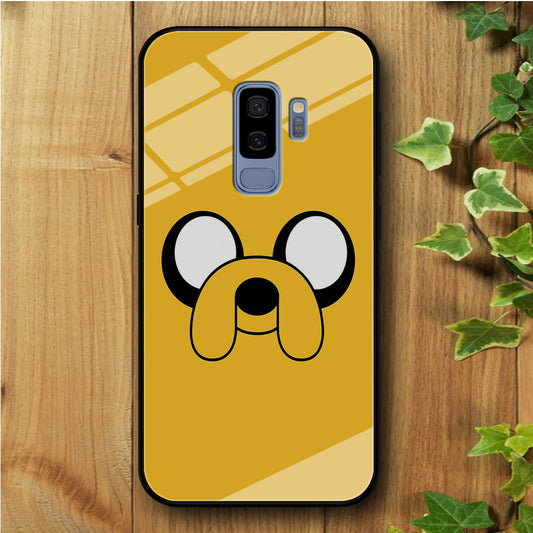 Finn And Jake Yellow Samsung Galaxy S9 Plus Tempered Glass Case