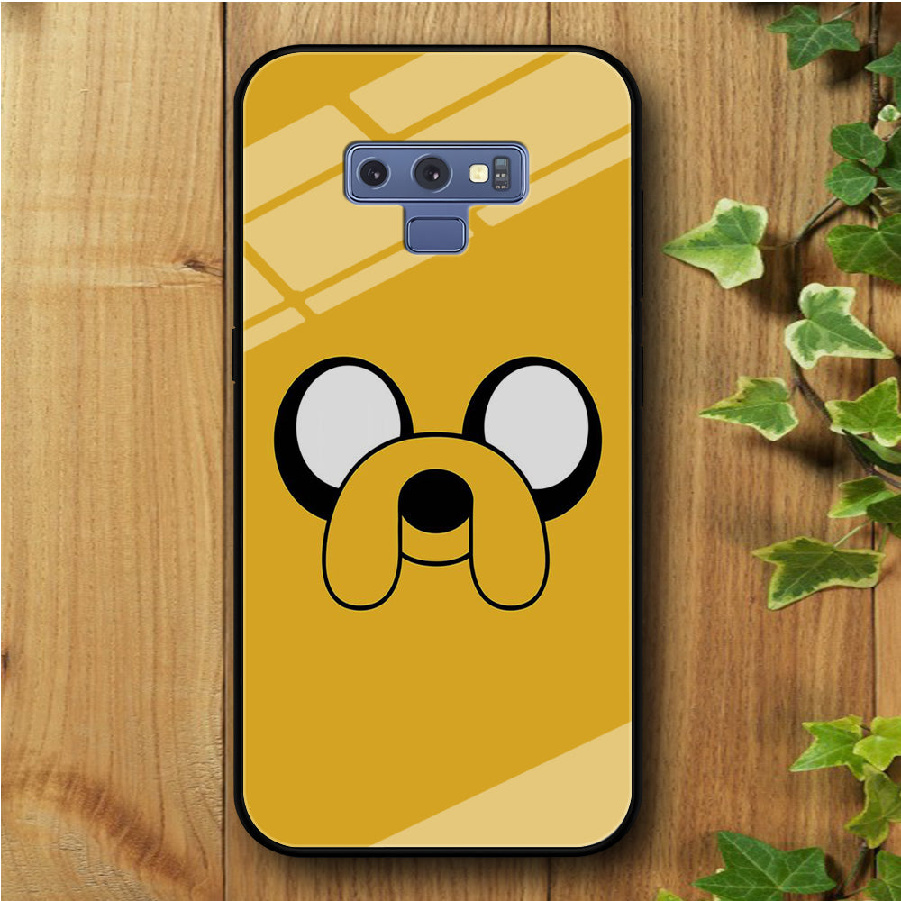 Finn And Jake Yellow Samsung Galaxy Note 9 Tempered Glass Case