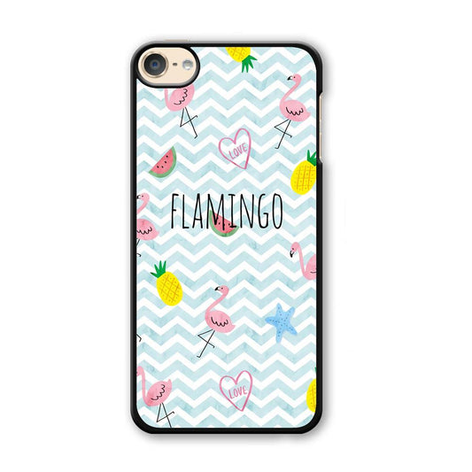 Flamingo Blue Chevron iPod Touch 6 Case - Ezzystore