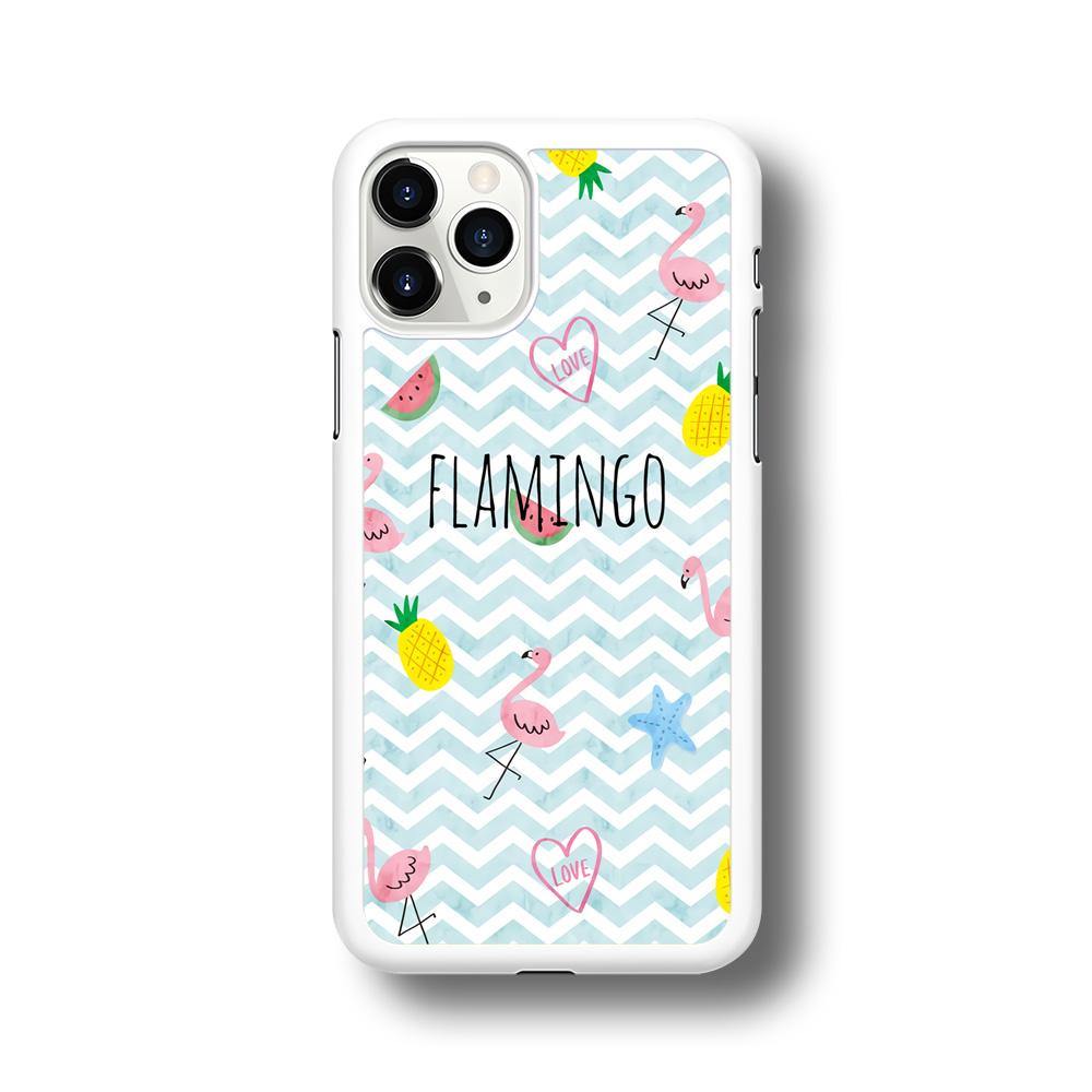 Flamingo Blue Chevron iPhone 11 Pro Case - ezzyst