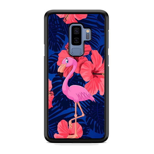 Flamingo Hibiscus Flowers Samsung Galaxy S9 Plus Case - ezzyst