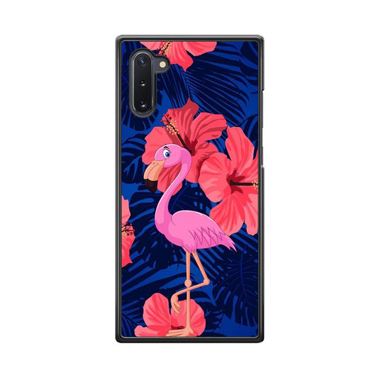 Flamingo Hibiscus Flowers Samsung Galaxy Note 10 Case - ezzyst