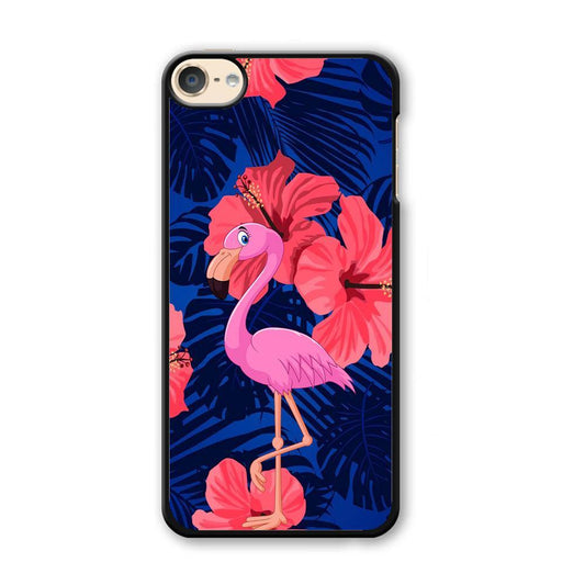 Flamingo Hibiscus Flowers iPod Touch 6 Case - Ezzystore