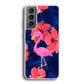 Flamingo Hibiscus Flowers Samsung Galaxy S21 Case