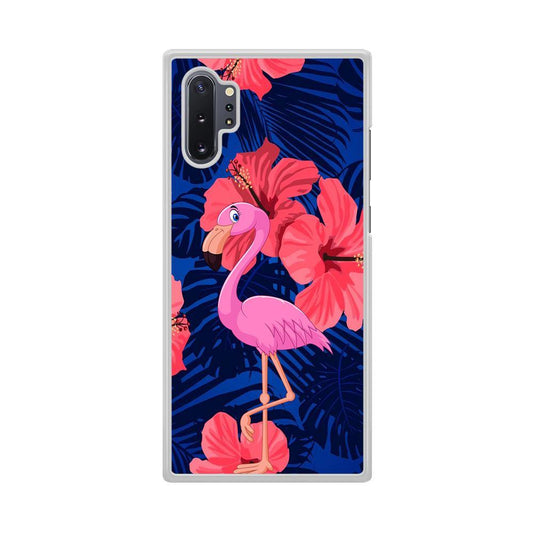 Flamingo Hibiscus Flowers Samsung Galaxy Note 10 Plus Case - ezzyst