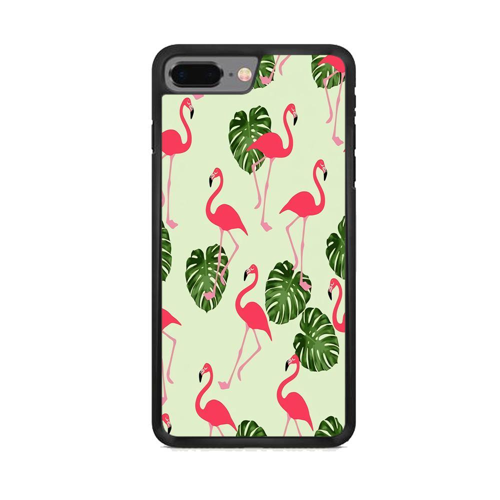 Flamingo Leaf iPhone 8 Plus Case - ezzyst