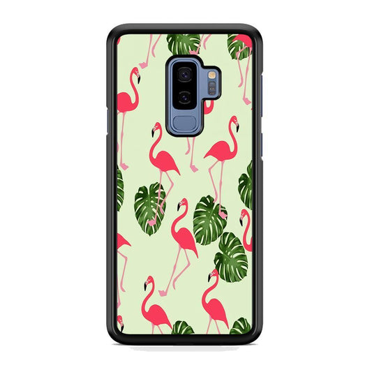 Flamingo Leaf Samsung Galaxy S9 Plus Case - ezzyst