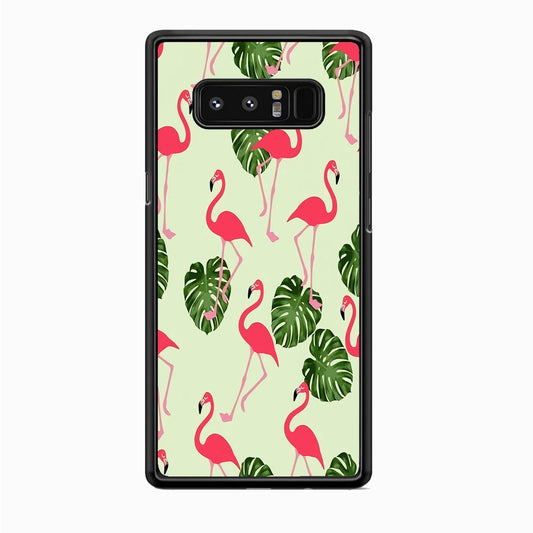 Flamingo Leaf Samsung Galaxy Note 8 Case - ezzyst