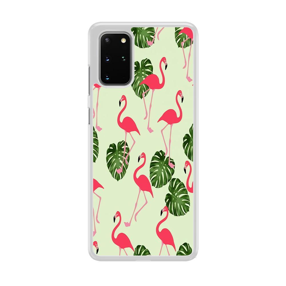 Flamingo Leaf Samsung Galaxy S20 Plus Case - ezzyst