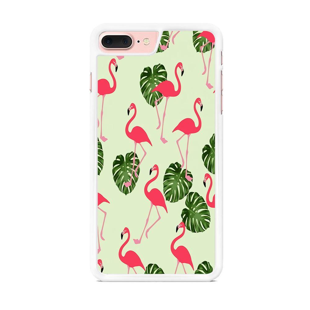 Flamingo Leaf iPhone 8 Plus Case - ezzyst