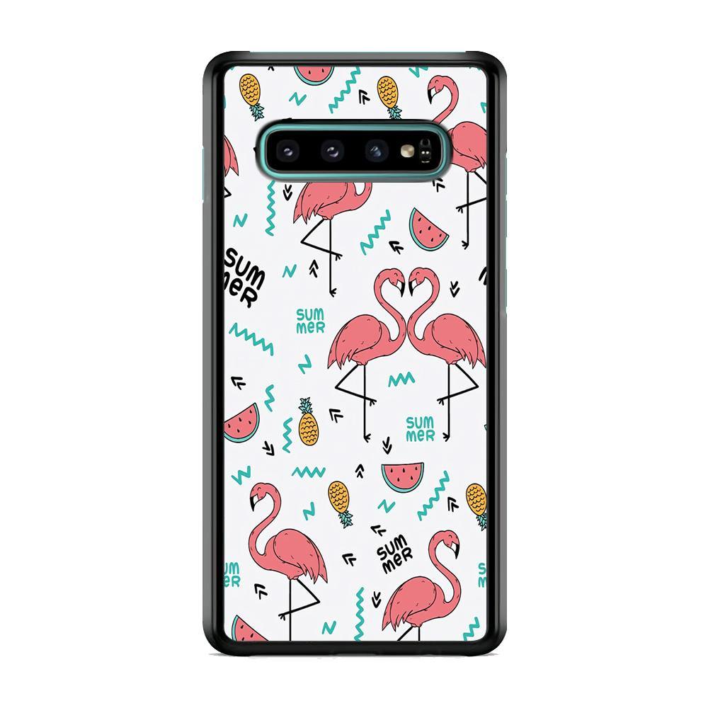 Flamingo Summer Samsung Galaxy S10 Case - ezzyst