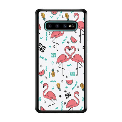 Flamingo Summer Samsung Galaxy S10 Case - ezzyst