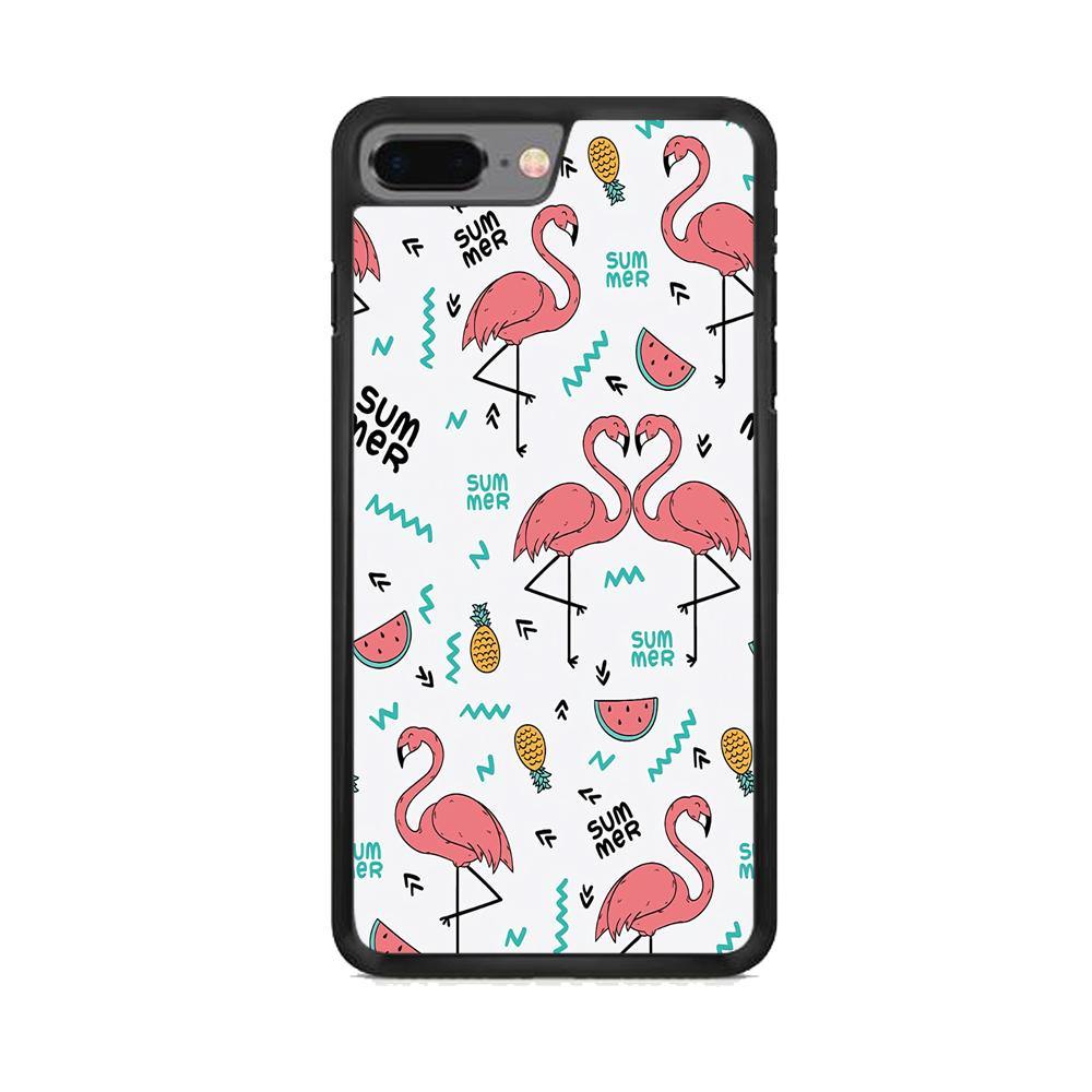 Flamingo Summer iPhone 8 Plus Case - ezzyst