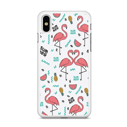 Flamingo Summer iPhone Xs Case - ezzyst