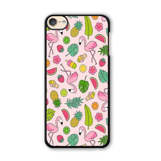 Flamingo Summer Fruit iPod Touch 6 Case - Ezzystore