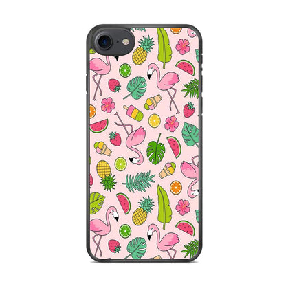Flamingo Summer Fruit iPhone 7 Case - ezzyst