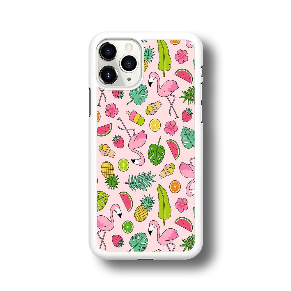 Flamingo Summer Fruit iPhone 11 Pro Case - ezzyst