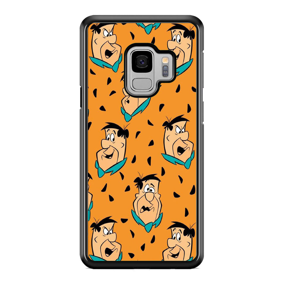 Flintstone Fred Doodle Emoji Samsung Galaxy S9 Case