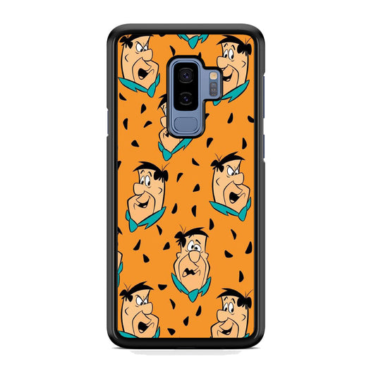 Flintstone Fred Doodle Emoji Samsung Galaxy S9 Plus Case