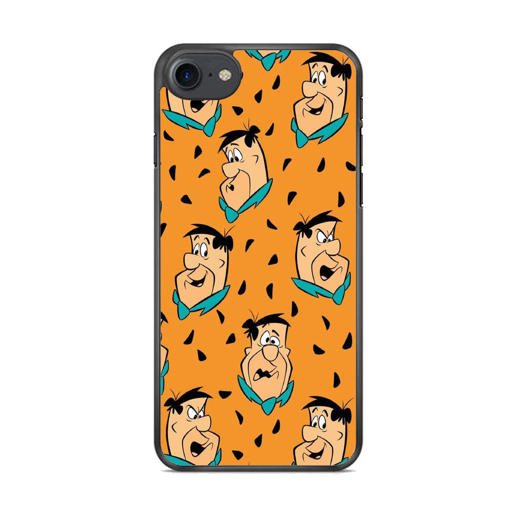 Flintstone Fred Doodle Emoji iPhone 8 Case