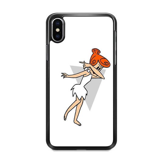 Flintstone Wilma Dub Style iPhone Xs Case