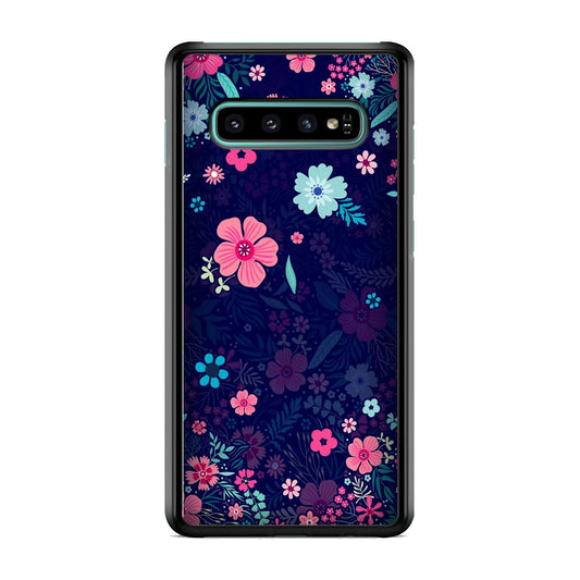 Flowers And The Deep Colours Samsung Galaxy S10 Case