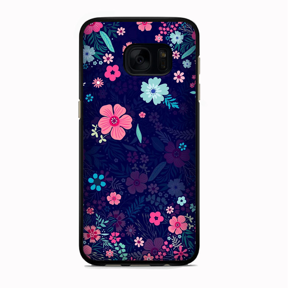 Flowers And The Deep Colours Samsung Galaxy S7 Case