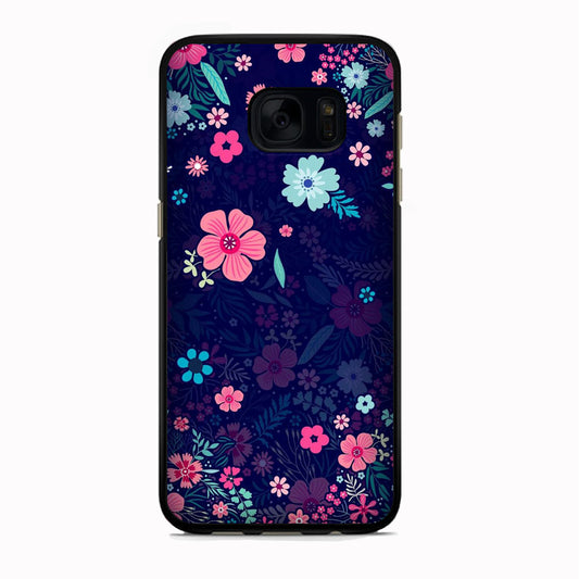 Flowers And The Deep Colours Samsung Galaxy S7 Edge Case