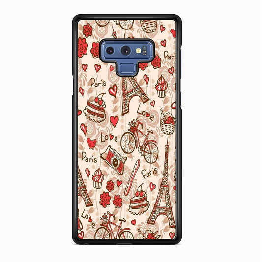 Flowers Beauty In Paris Wallpaper Samsung Galaxy Note 9 Case