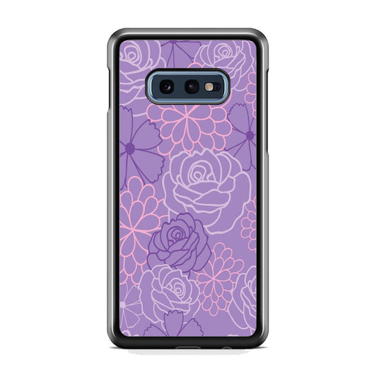Flowers Lavender Colours Samsung Galaxy 10e Case