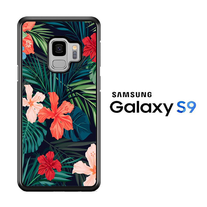 Flowers Mix Leaf Samsung Galaxy S9 Case
