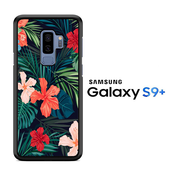 Flowers Mix Leaf Samsung Galaxy S9 Plus Case