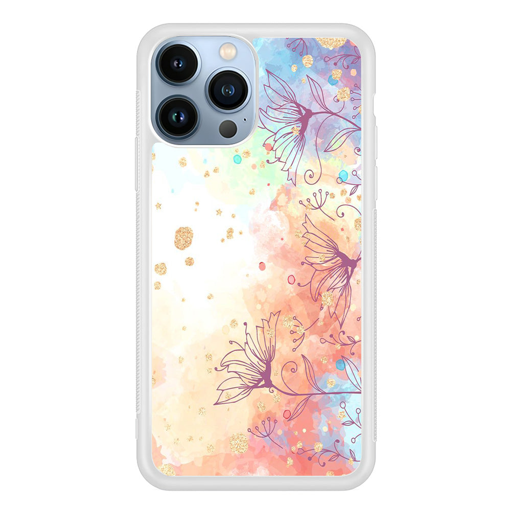 Flowers Purple And Mix Colours iPhone 13 Pro Max Case