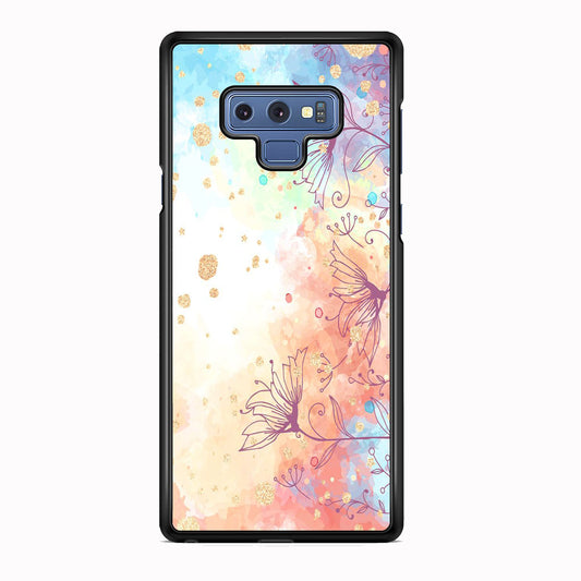 Flowers Purple And Mix Colours Samsung Galaxy Note 9 Case