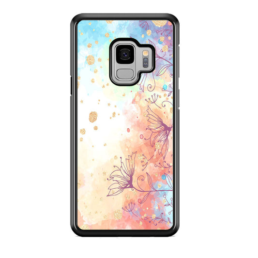 Flowers Purple And Mix Colours Samsung Galaxy S9 Case
