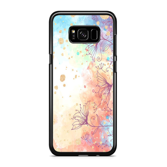 Flowers Purple And Mix Colours Samsung Galaxy S8 Case