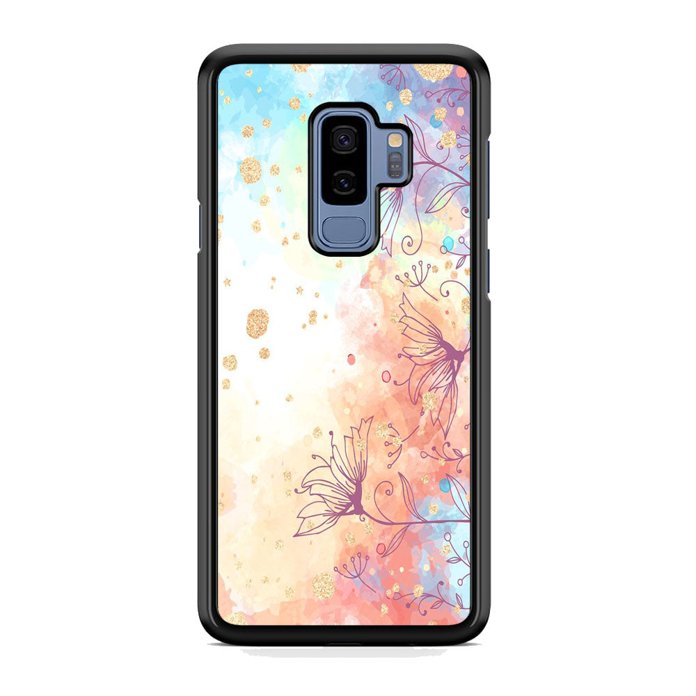 Flowers Purple And Mix Colours Samsung Galaxy S9 Plus Case
