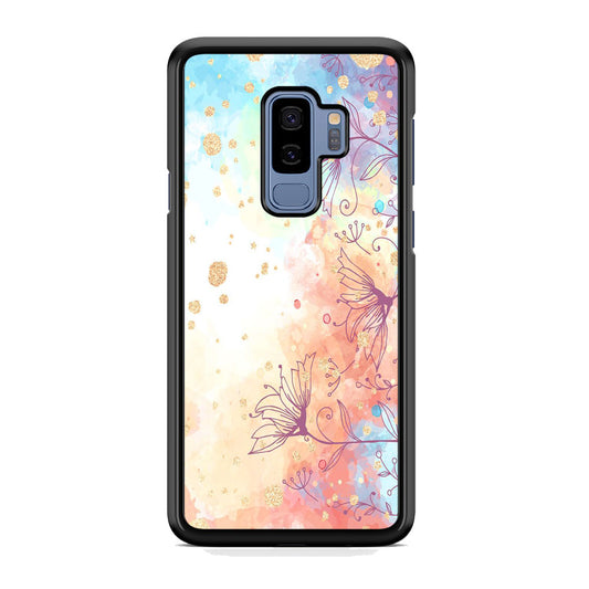 Flowers Purple And Mix Colours Samsung Galaxy S9 Plus Case