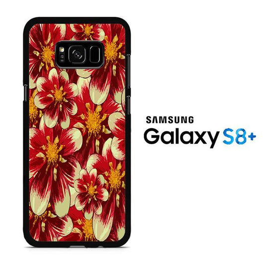 Flowers Red Mix Samsung Galaxy S8 Plus Case - ezzystore - Phone Case