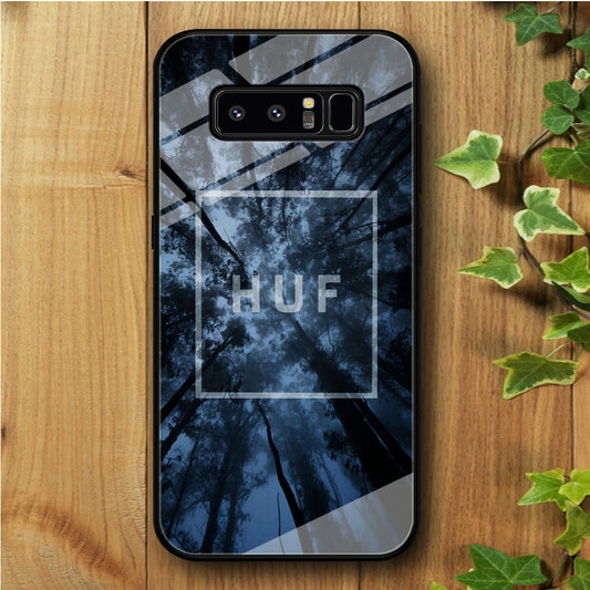Forest Huf Foggy Samsung Galaxy Note 8 Tempered Glass Case
